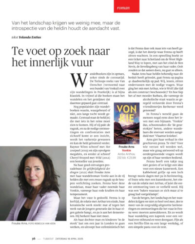 Recensie Trouw - Vonkie Frouke Arns