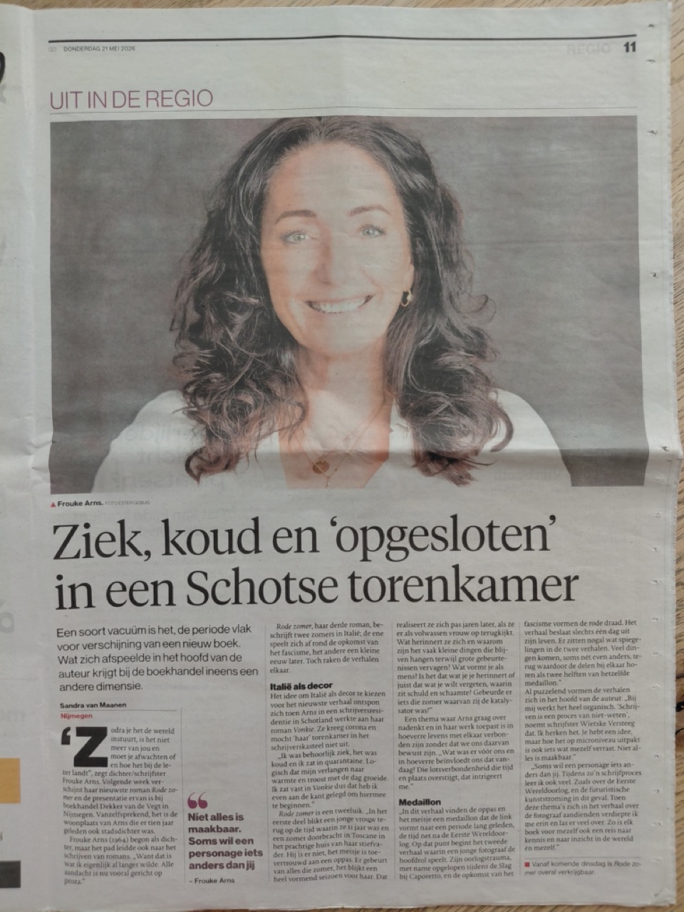 Rode Zomer Frouke Arns - Artikel De Gelderlander